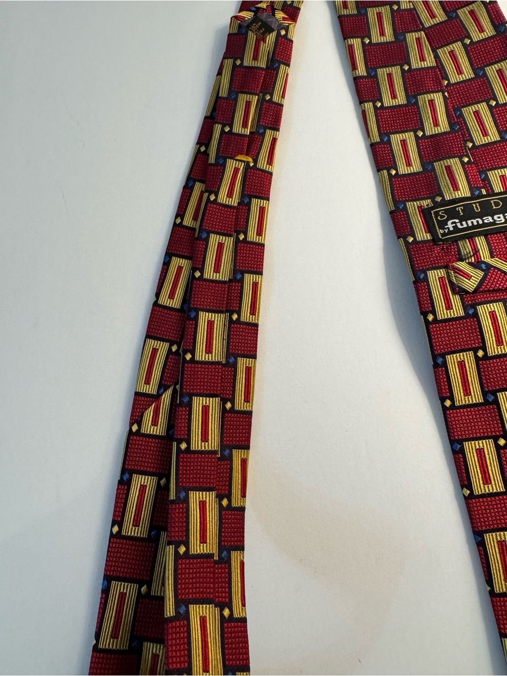 Studio By Fumagalli’s 100% Silk Neck Tie - Picture 13 of 14